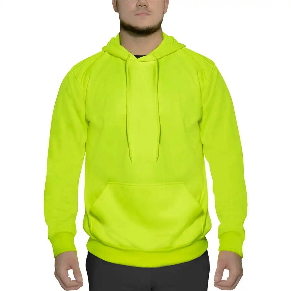 Rothco High-Vis Performance Hooded Sweatshirt - Safety Green