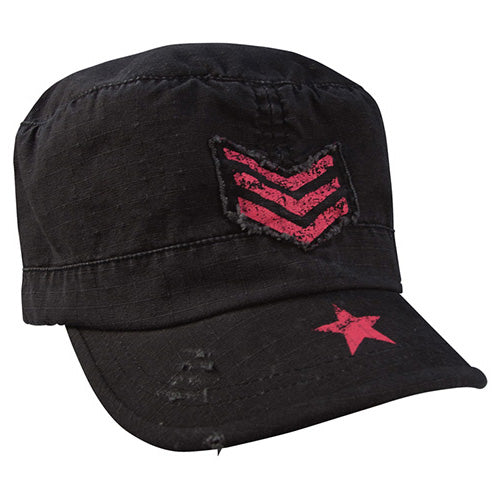 Rothco Women's Vintage Stripes & Stars Adjustable Fatigue Cap
