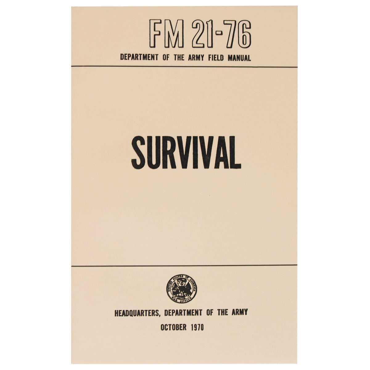SURVIVAL MANUAL - Rothco 1402