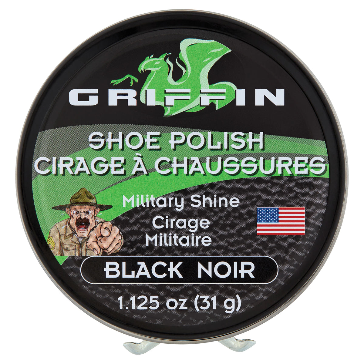Griffin Military Shine Shoe Polish - Rothco 20202