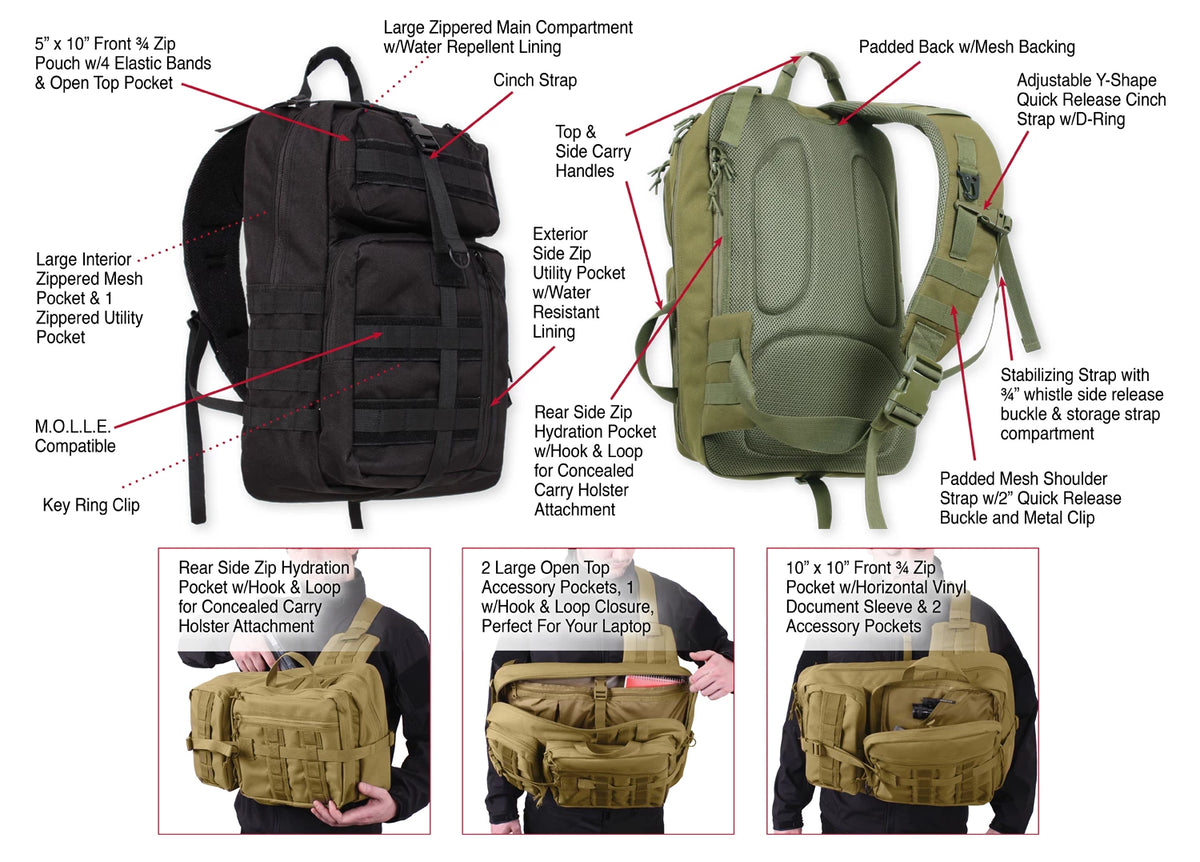Rothco Tactisling Transport Pack - Rothco 25110