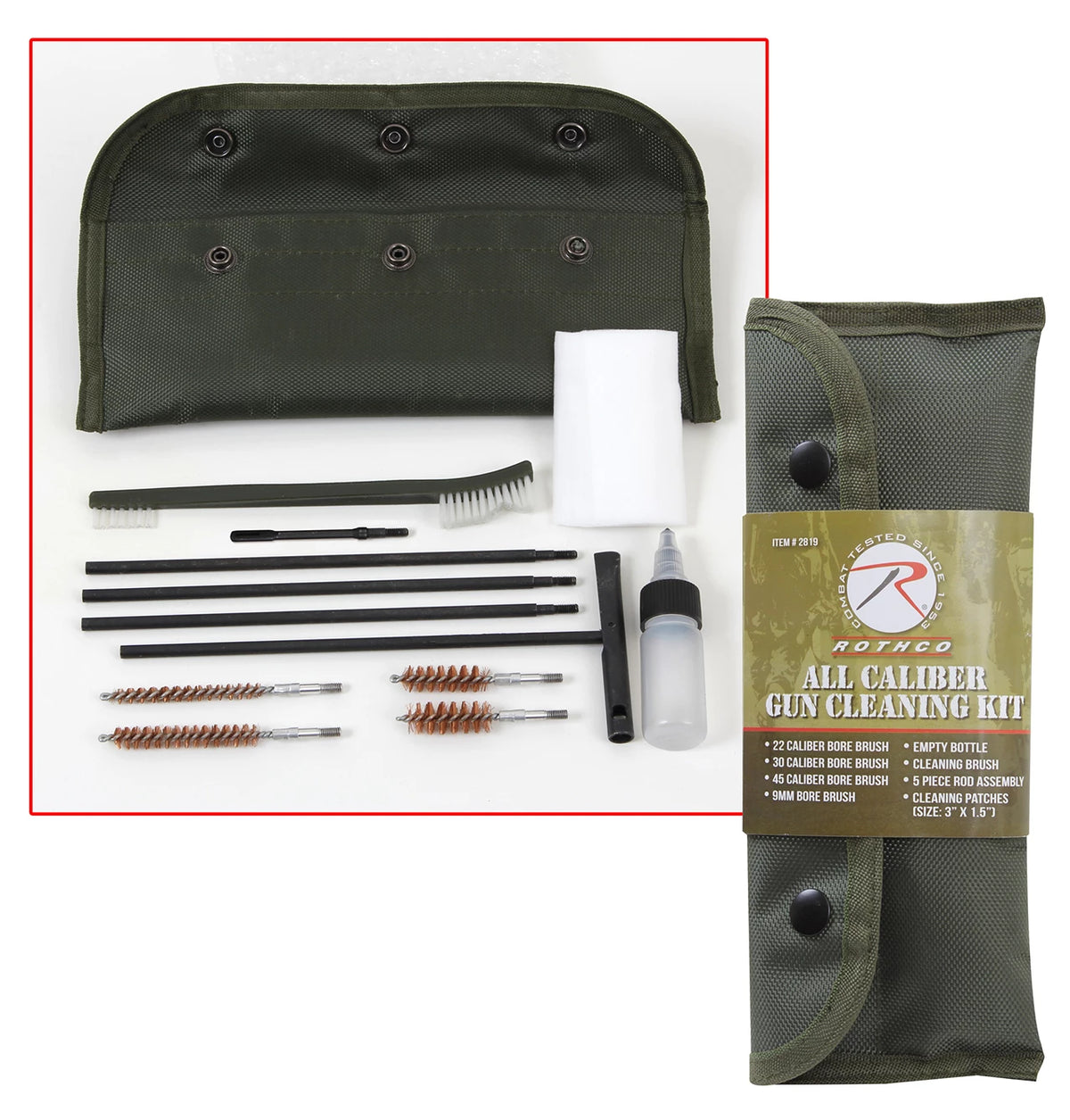 Rothco All Caliber Gun Cleaning Kit - Rothco 2819