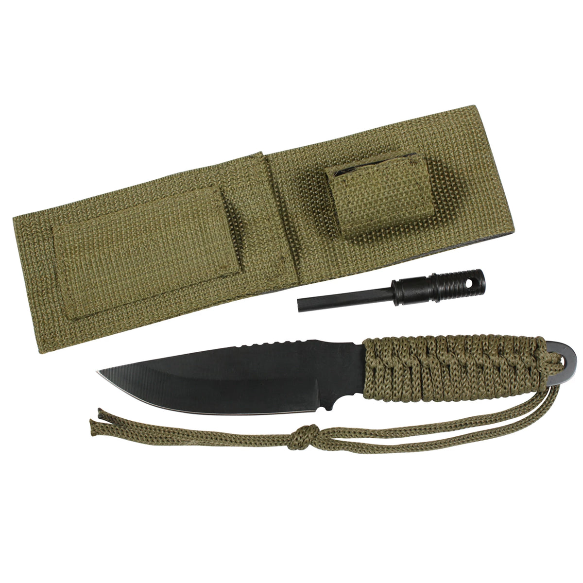 Rothco Paracord Knife With Fire Starter - Rothco 3674