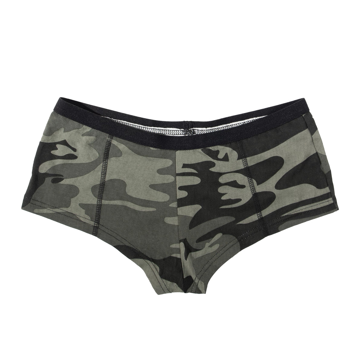 Rothco Black Camo "Booty Camp" Booty Shorts - Rothco 3715-XS