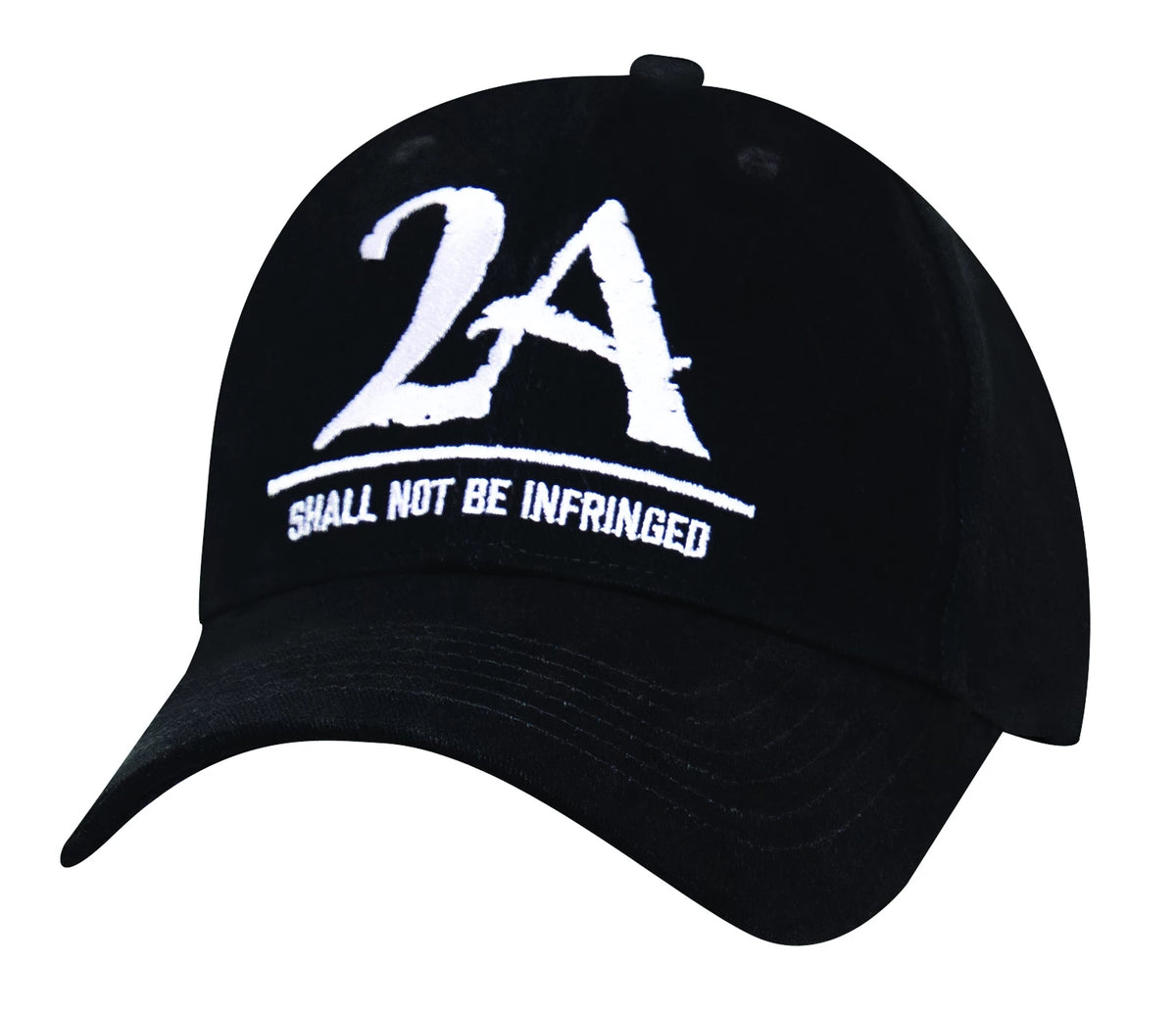 Rothco 2A "Shall Not Be Infringed" Low Profile Cap - Black - Rothco 3974