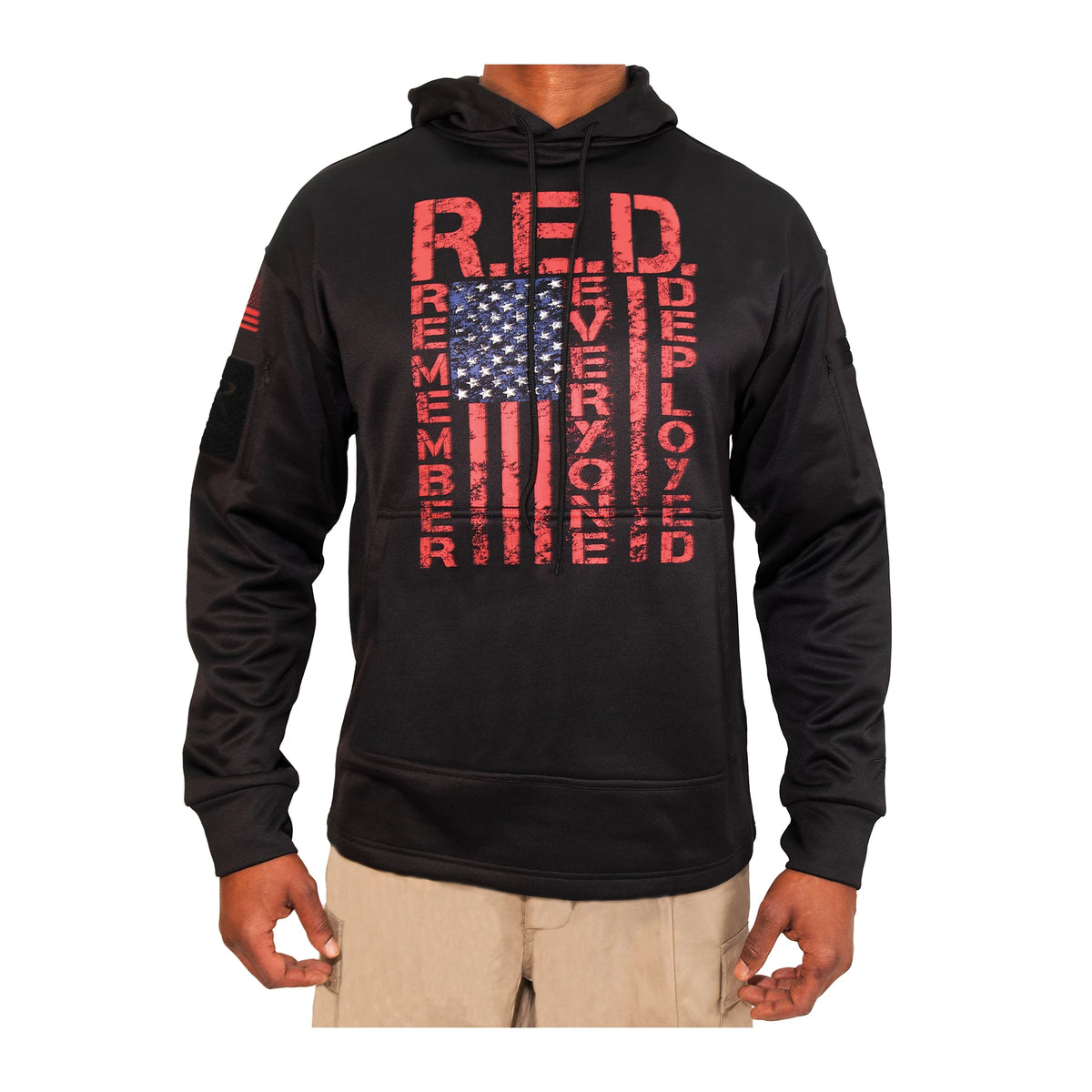 Rothco Concealed Carry R.E.D. (Remember Everyone Deployed) Hoodie - Rothco 40360-SML