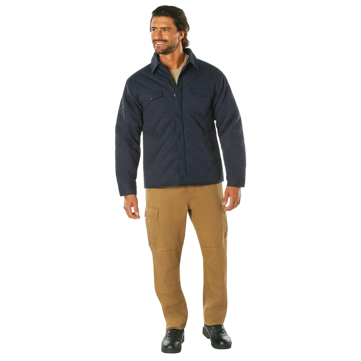 Rothco Diamond Quilted Cotton Jacket - Rothco 42040-SML