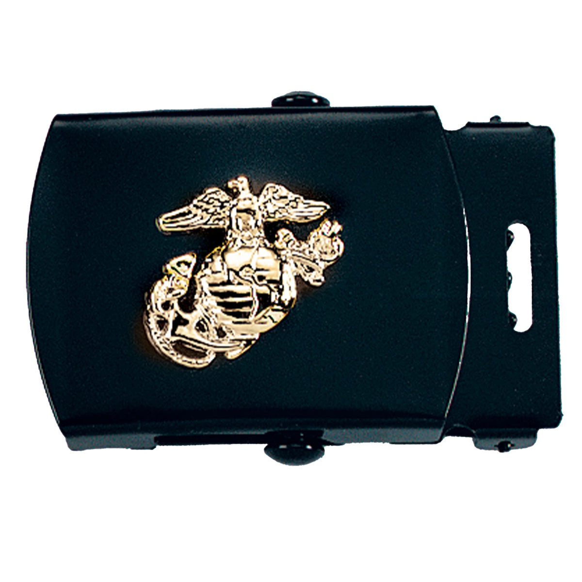 Rothco Web Belt Buckles With USMC Emblem - Rothco 4407-BK