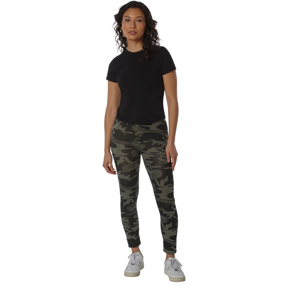 Rothco Womens Workout Performance Camo Leggings With Pockets - Rothco 4890-SML