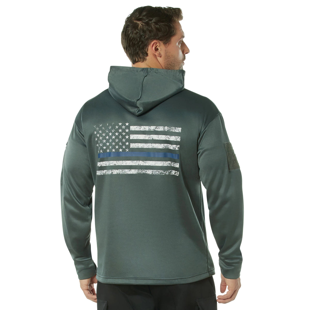 Rothco Concealed Carry Thin Blue Line Hoodie - Rothco 52079