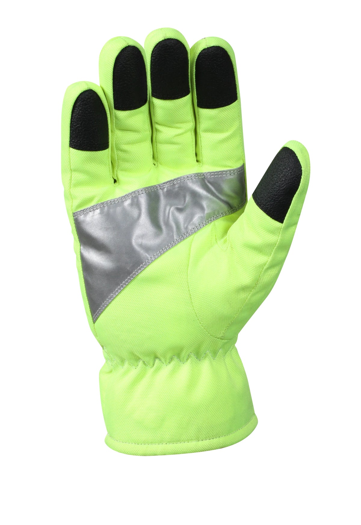 Rothco Safety Green Gloves With Reflective Tape - Rothco 5487-S