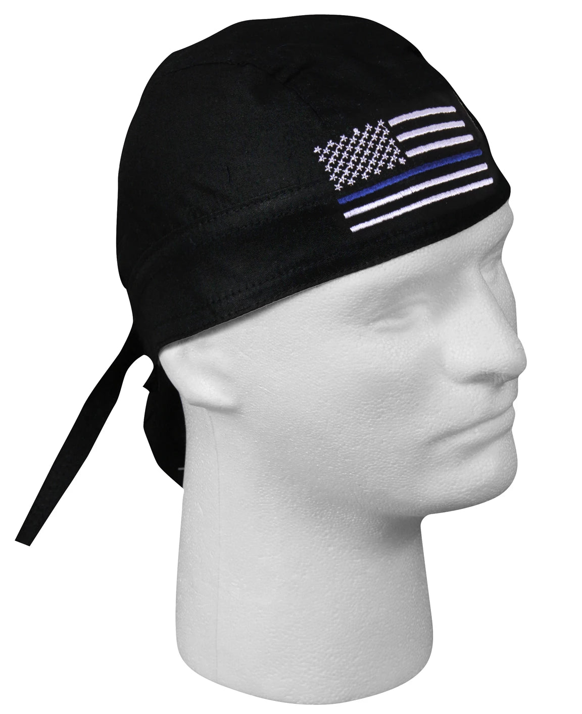 Rothco Thin Blue Line Flag Headwrap - Rothco 55187