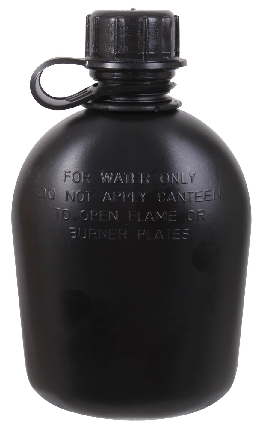 Rothco 3 Piece G.I. Plastic Canteen With Clip - Rothco 673