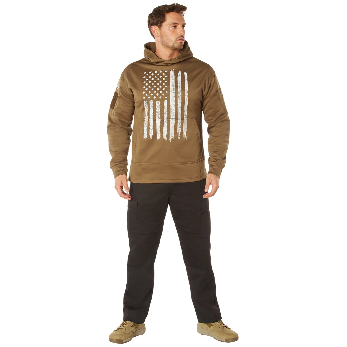 Rothco Concealed Carry U.S. Flag Hoodie - Rothco 8081-SML