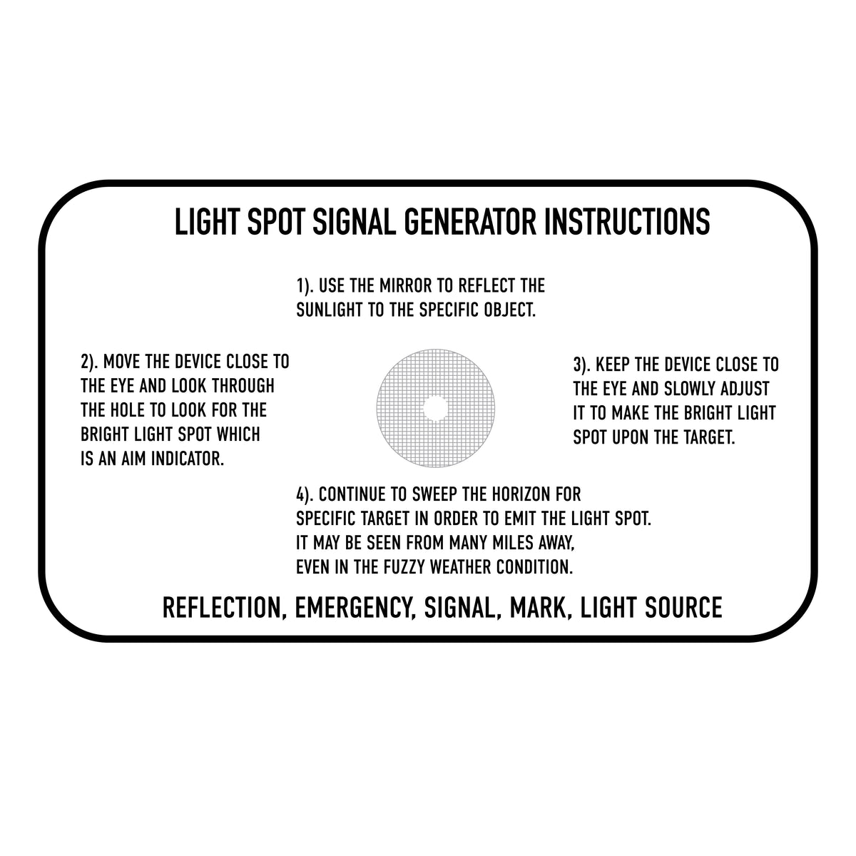 Rothco Signal Mirrors - Rothco 8314