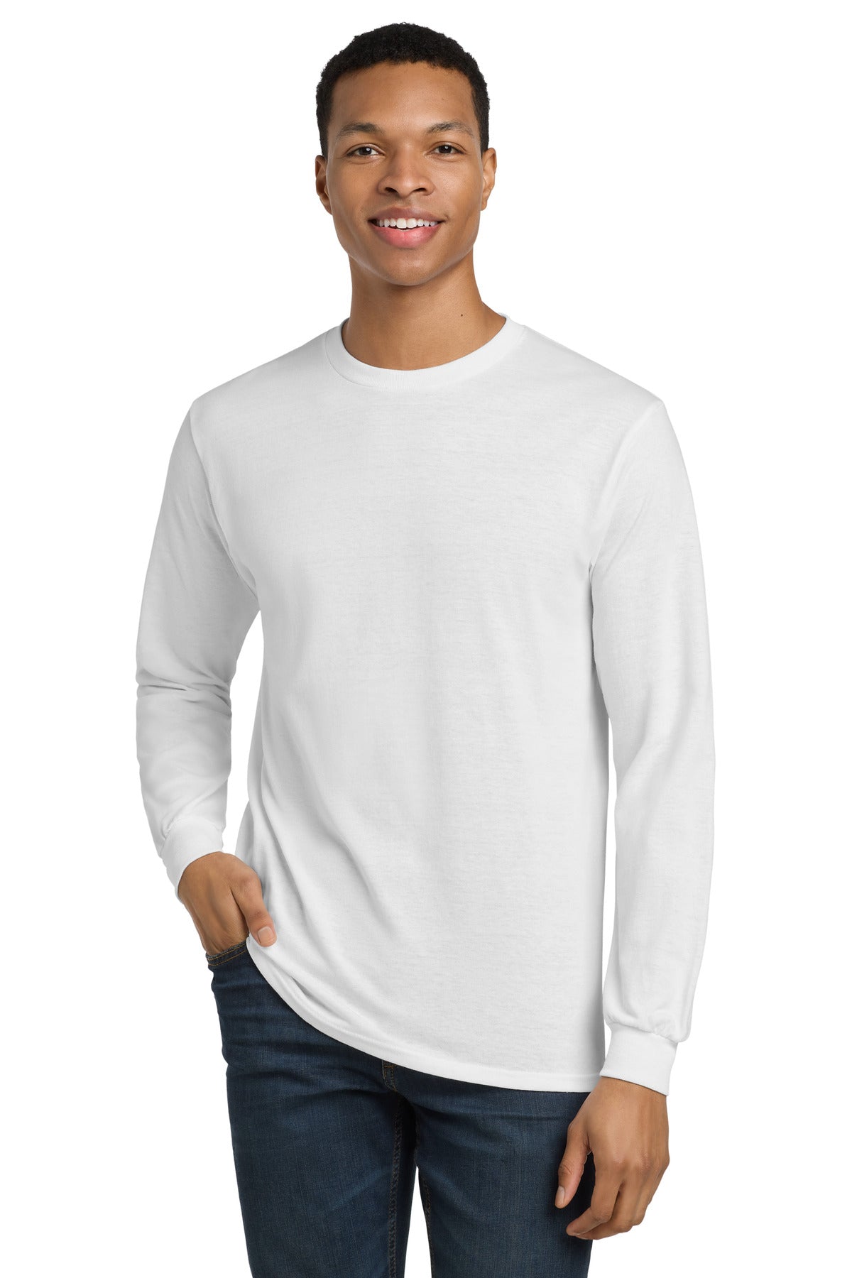 Gildan® - DryBlend® 50 Cotton/50 Poly Long Sleeve T-Shirt. 8400