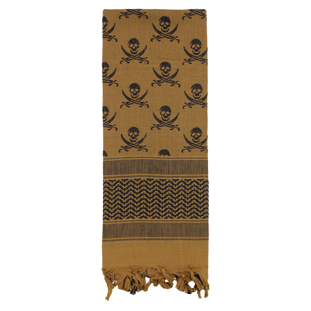 Rothco Skulls Shemagh Tactical Desert Keffiyeh Scarf - Rothco 8539-CB