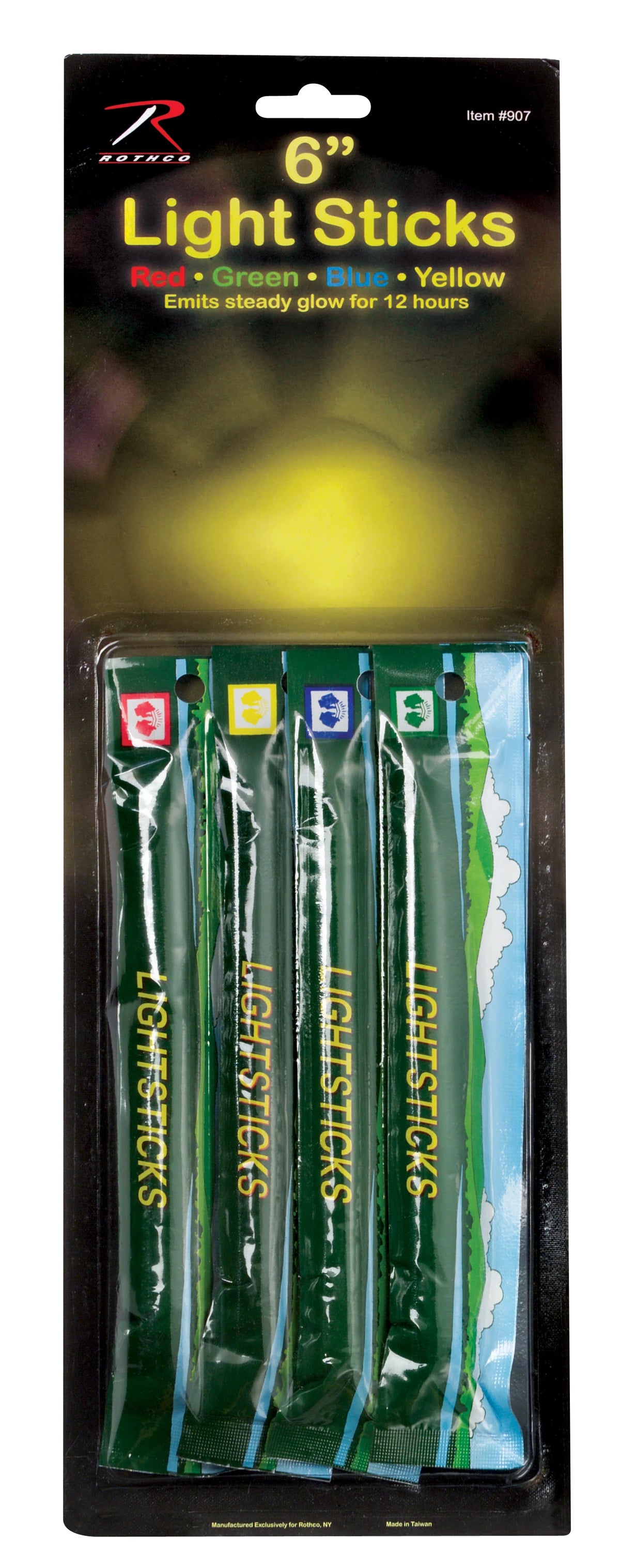 Rothco 4-Pack 6'' Chemicals Lightsticks - Rothco 907