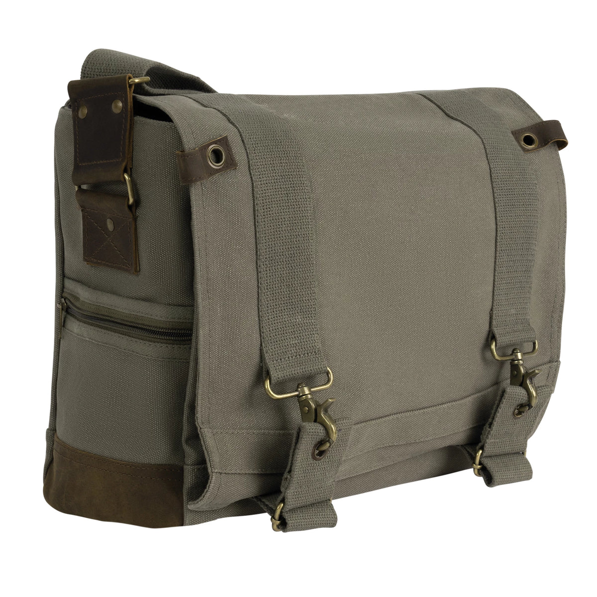 Rothco Vintage Canvas B-15 Pilot Messenger Bag - Rothco 9110-OD