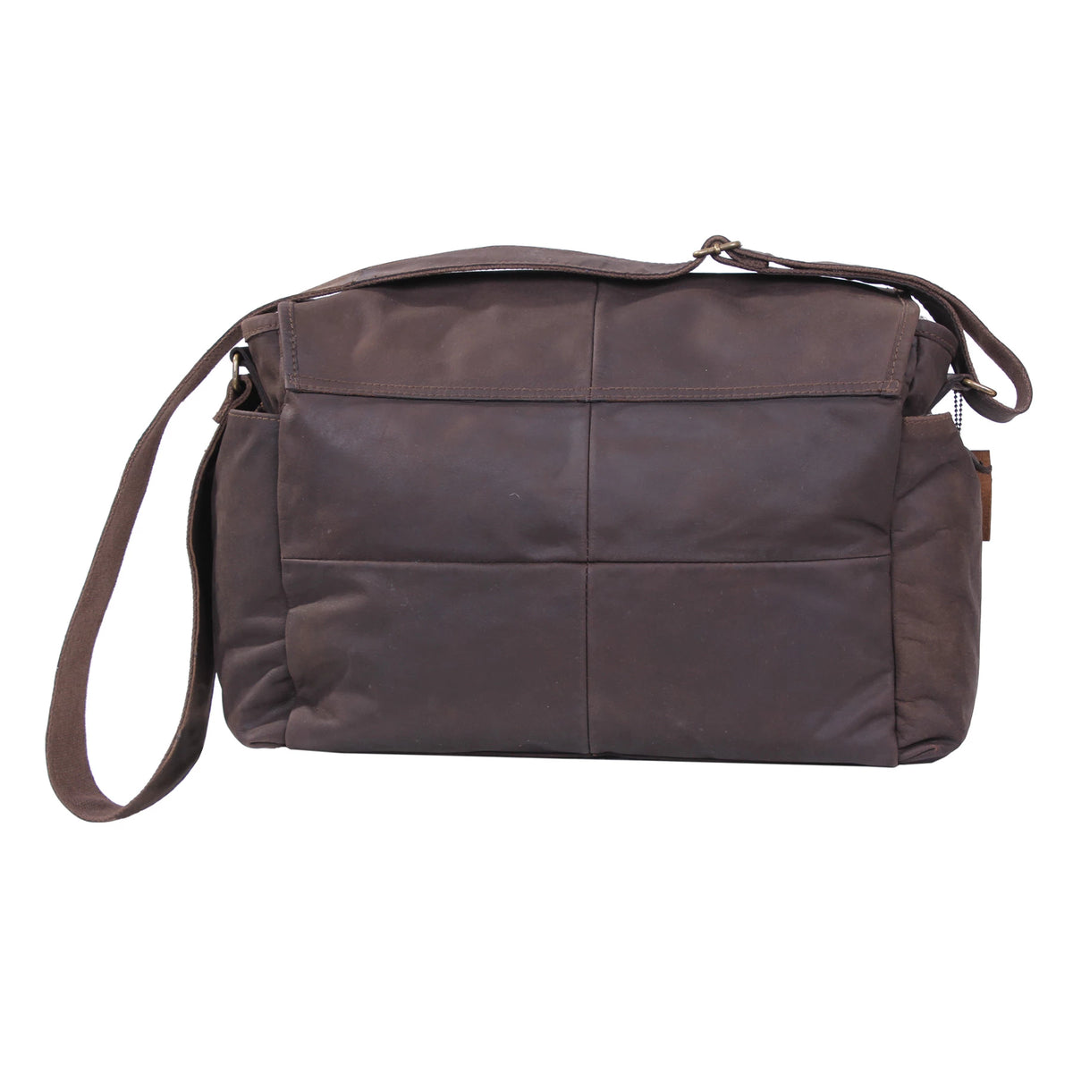 Rothco Brown Leather Classic Messenger Bag - Rothco 91480