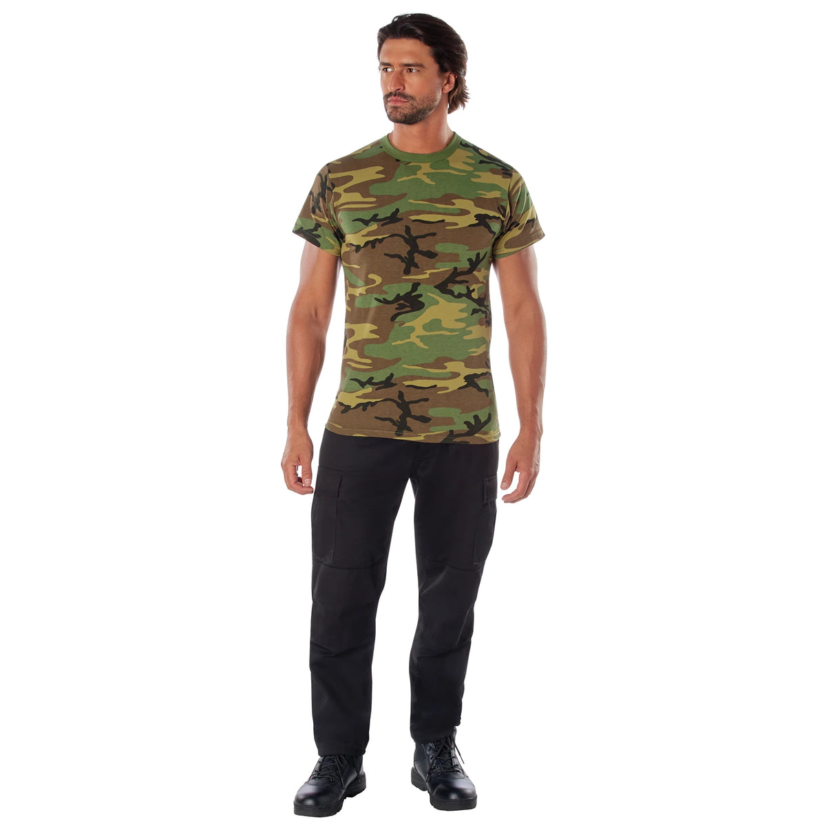 Rothco Heavyweight Camo T-Shirt - Rothco 9777-WC-S