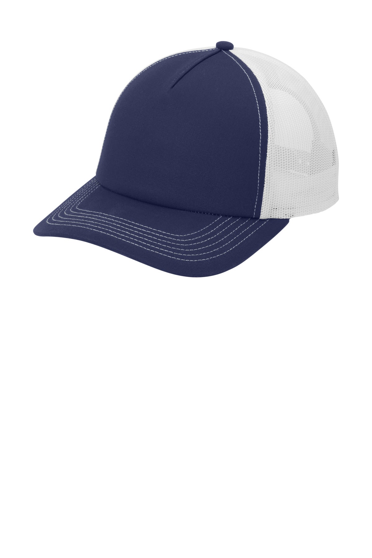 Port Authority® Low-Profile Snapback 5-Panel Trucker Cap C405LP