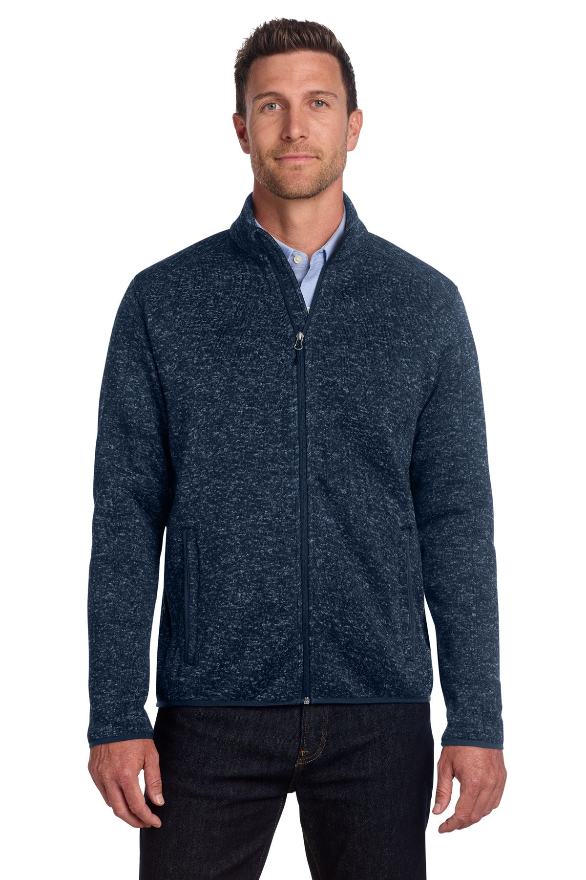 Port Authority® Sweater Fleece Jacket. F232