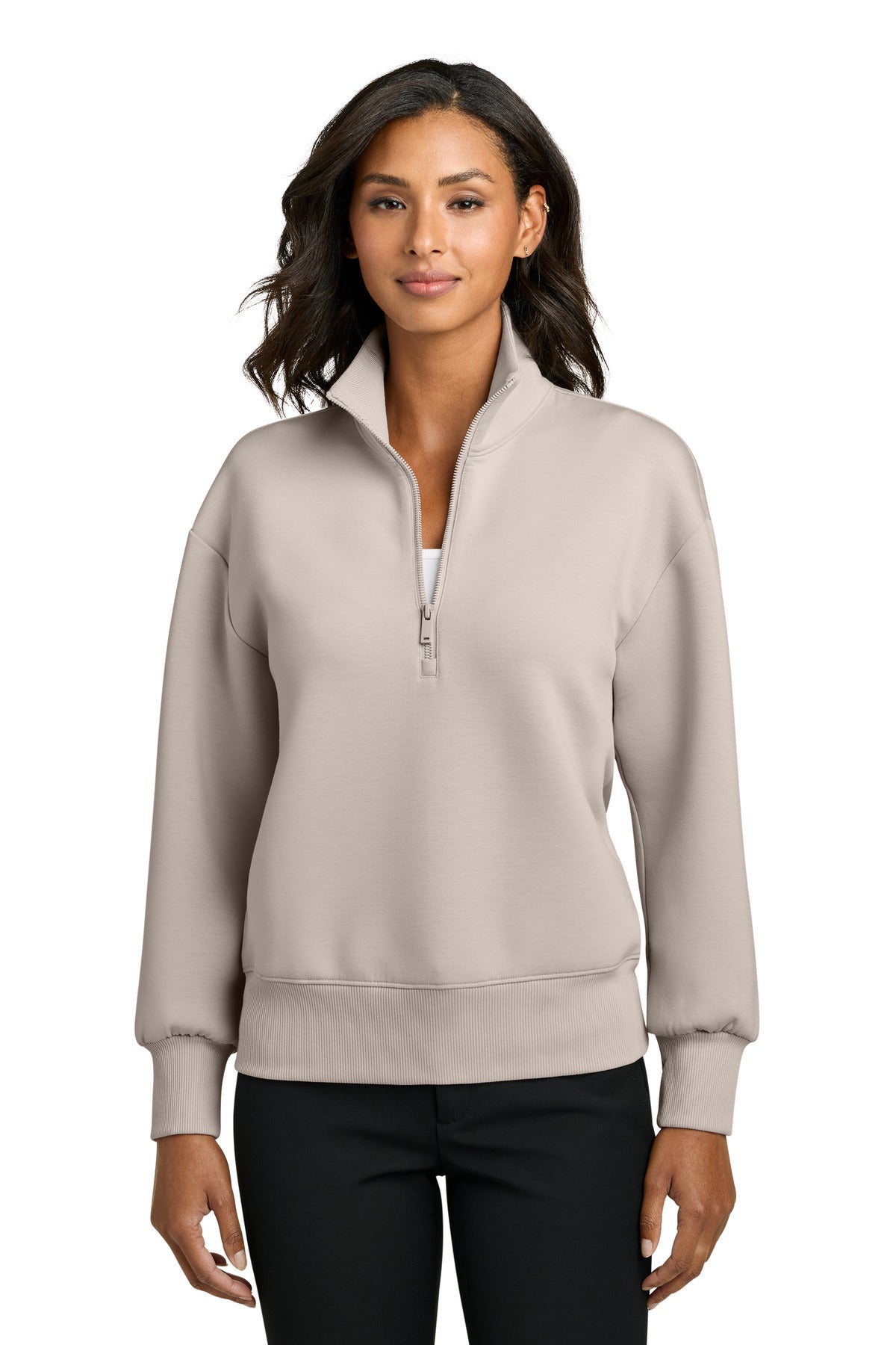 Mercer+Mettle® Women's Soft Spacer 1/4-Zip MM3101