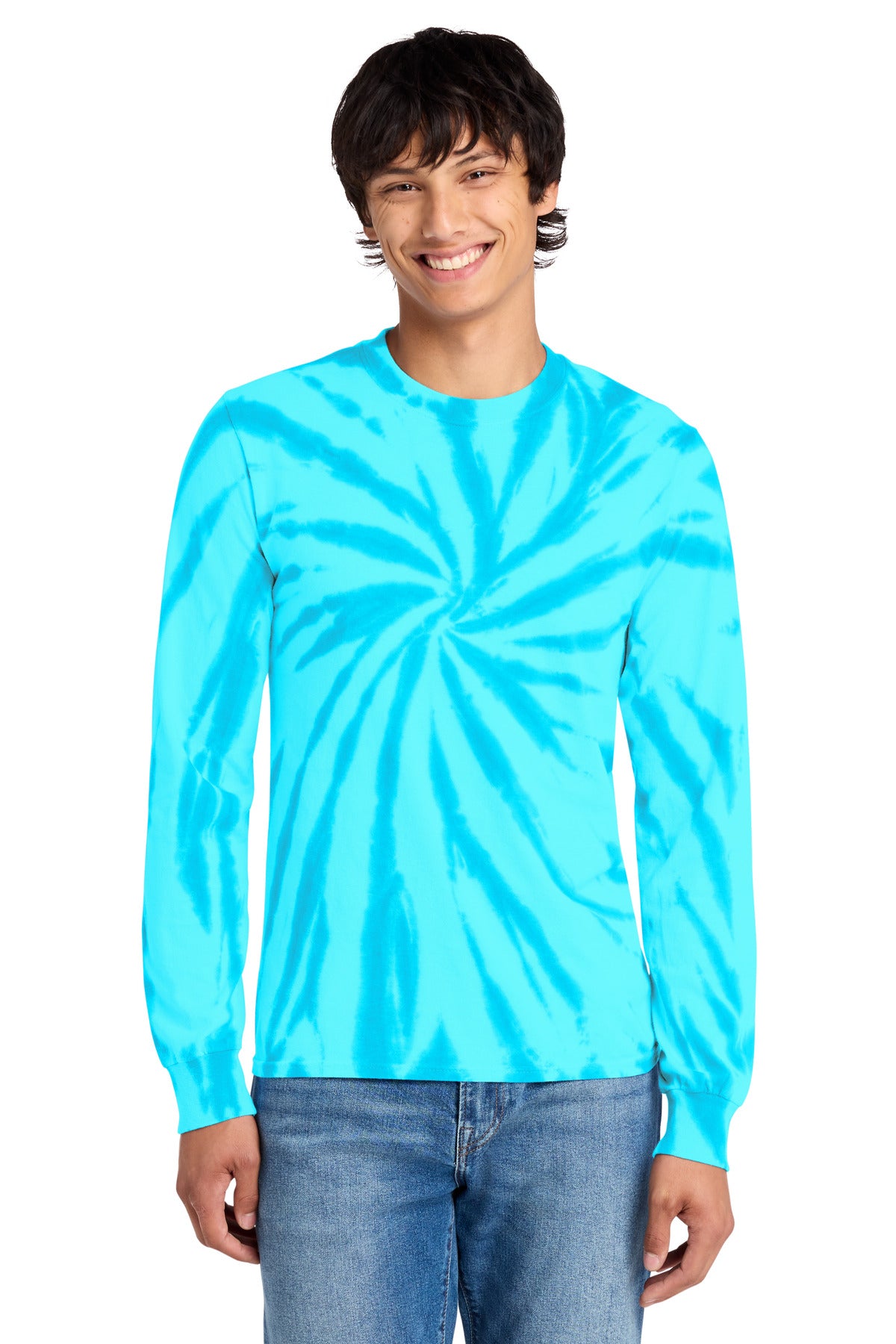 Port & Co® Tie-Dye Long Sleeve Tee. PC147LS