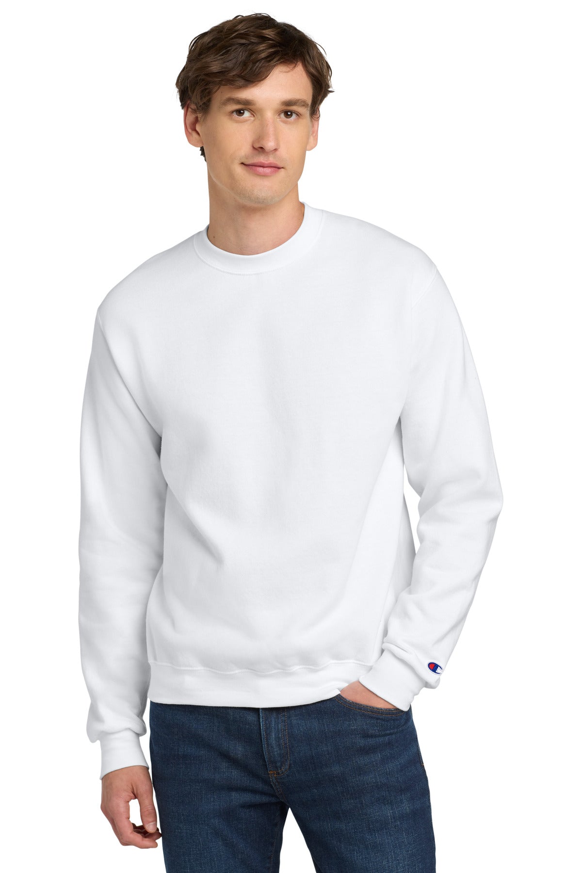Champion® Powerblend® Crewneck Sweatshirt. S6000