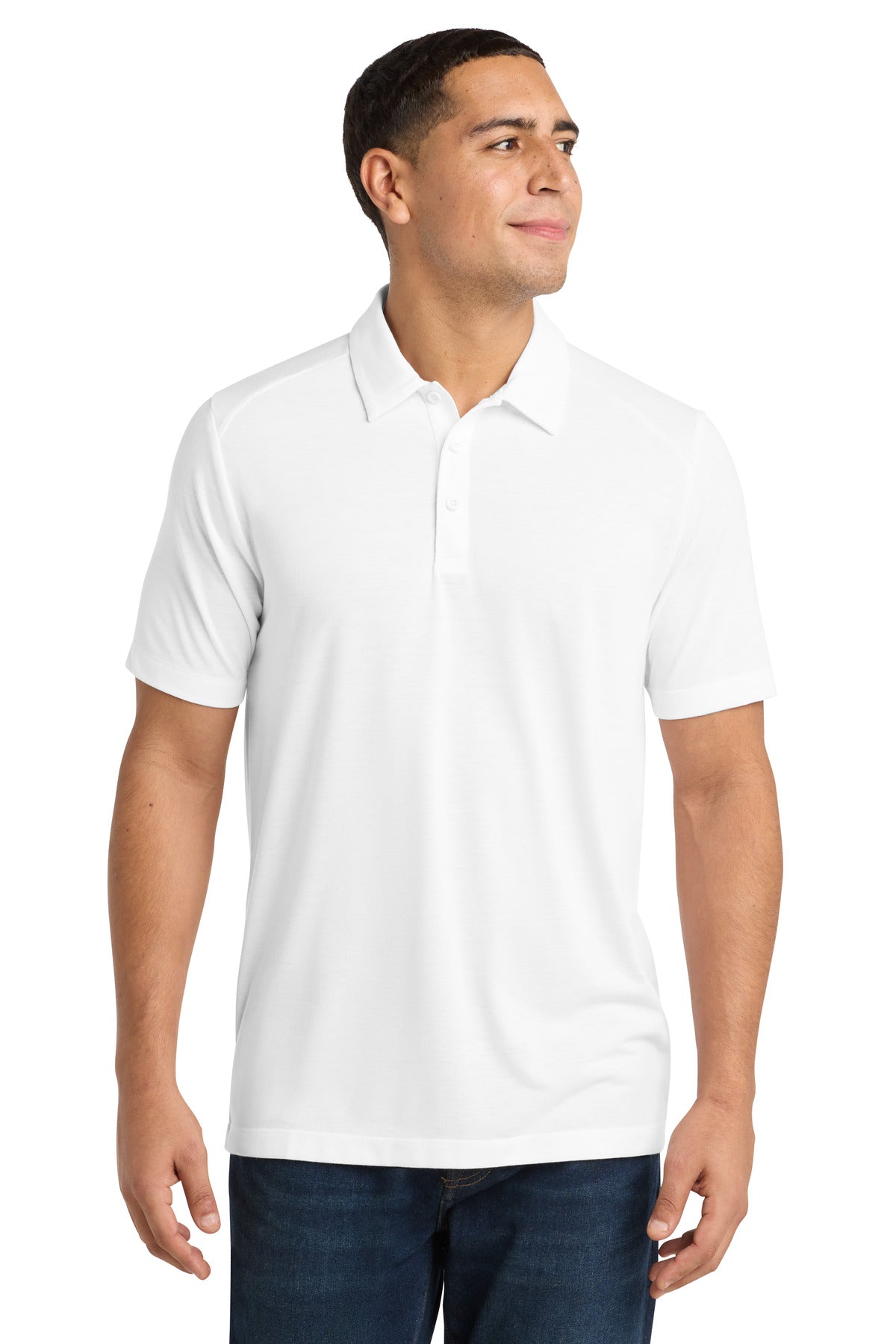 Sport-Tek ® PosiCharge ® Tri-Blend Wicking Polo. ST405