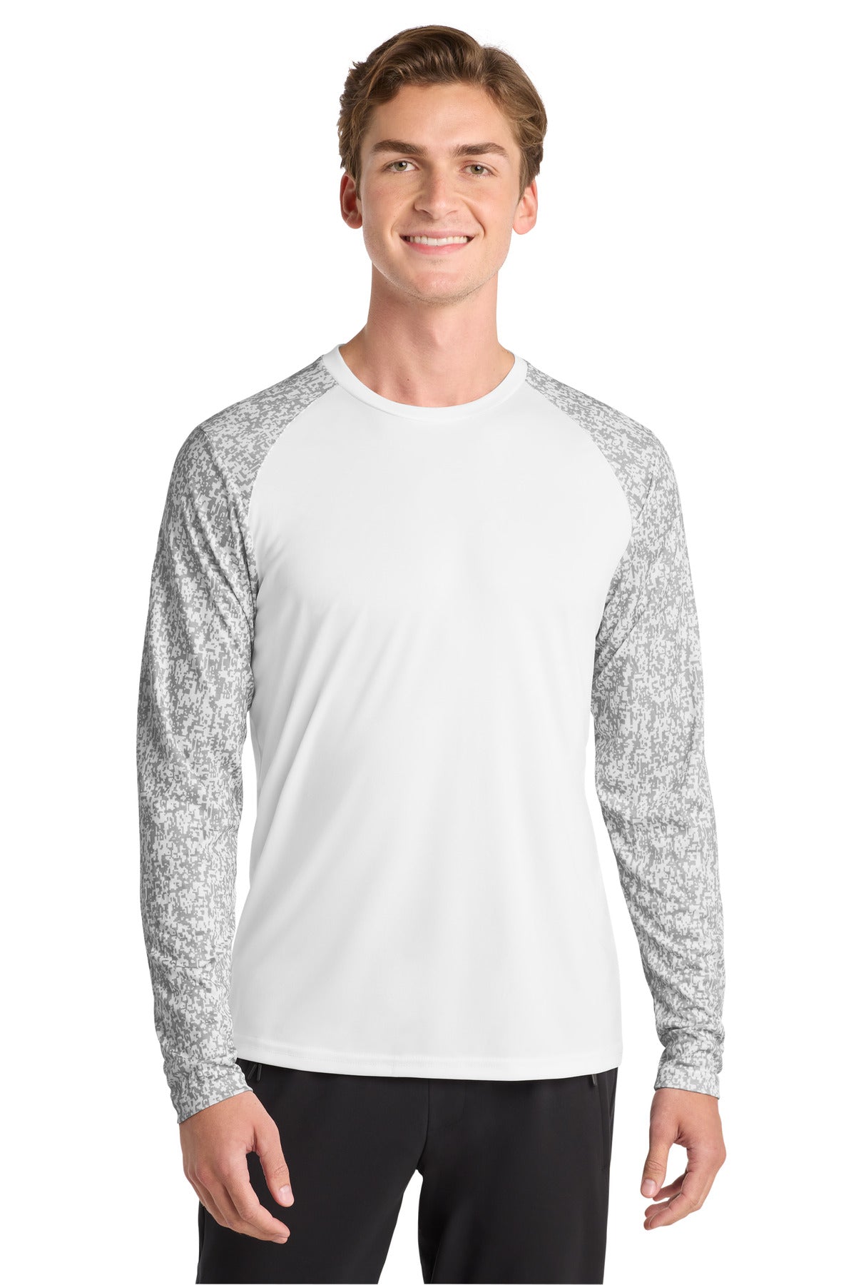 Sport-Tek ® Long Sleeve Digi Camo Tee. ST460LS
