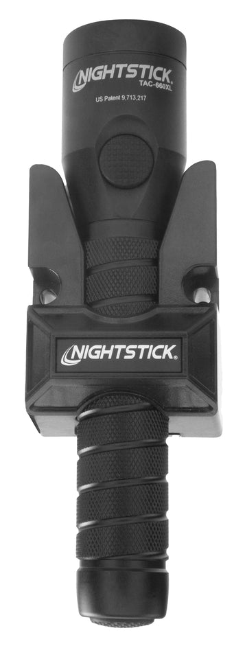 Nightstick TAC-660XL - Dual-Switch Rechargeable Tactical Flashlight - Black
