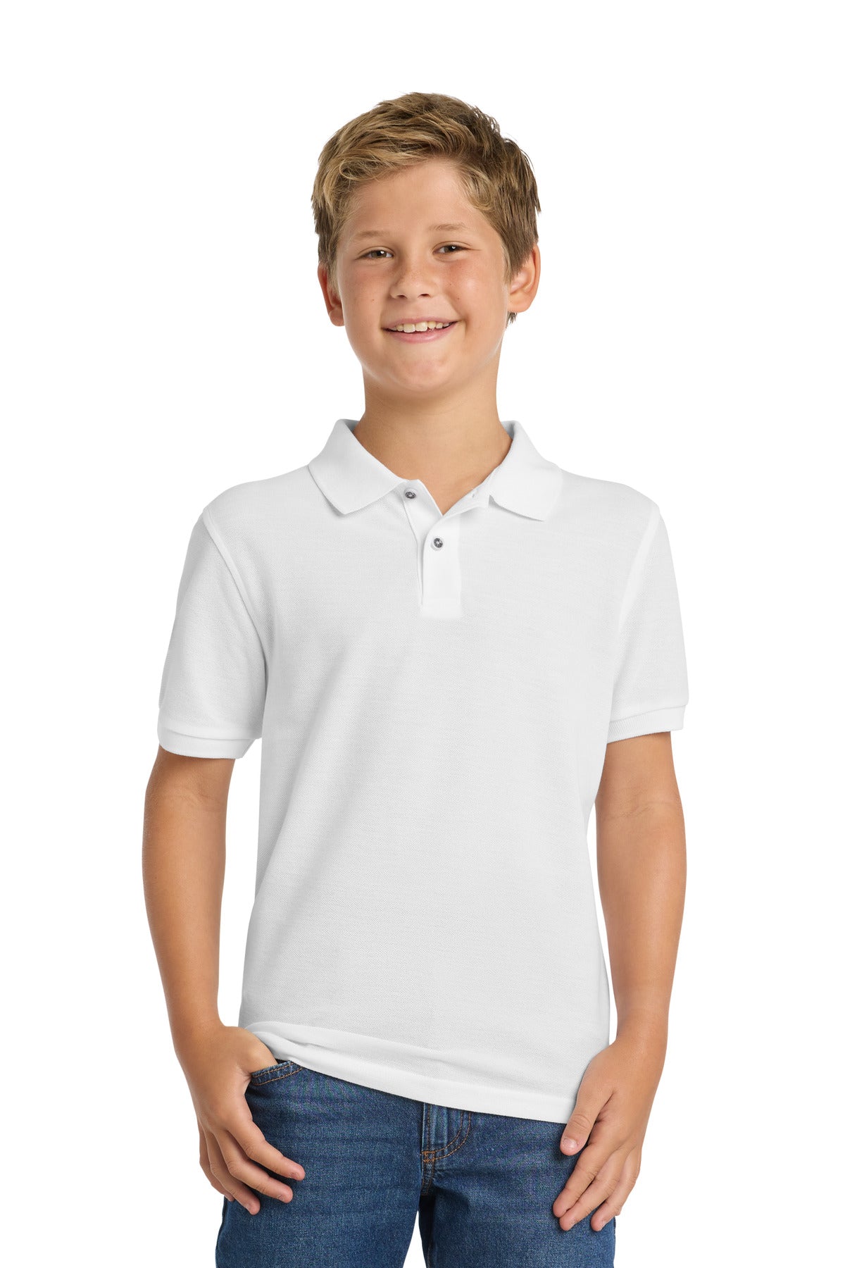 Port Authority® Youth Silk Touch™ Polo. Y500