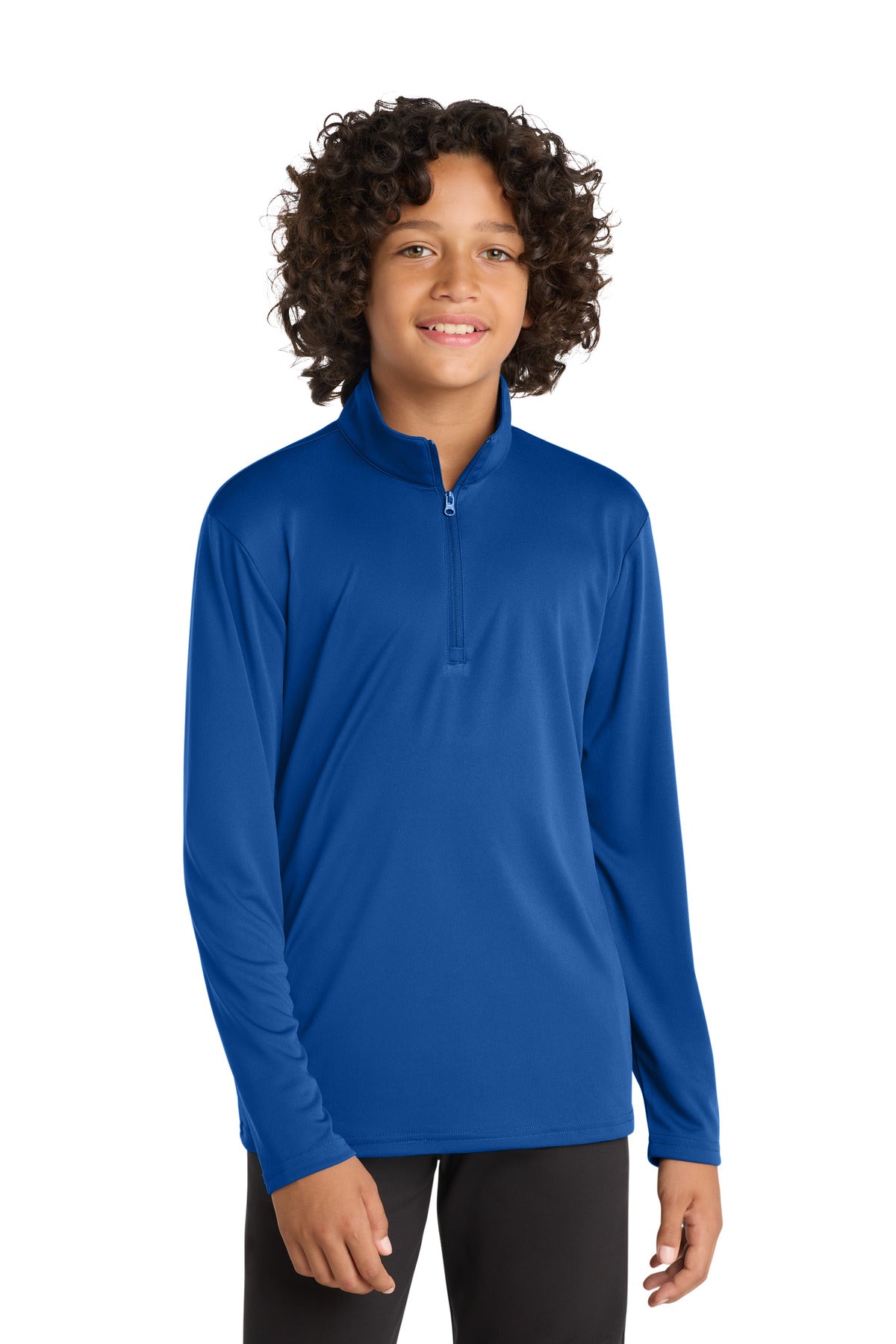 Sport-Tek ® Youth PosiCharge ® Competitor ™ 1/4-Zip Pullover. YST357