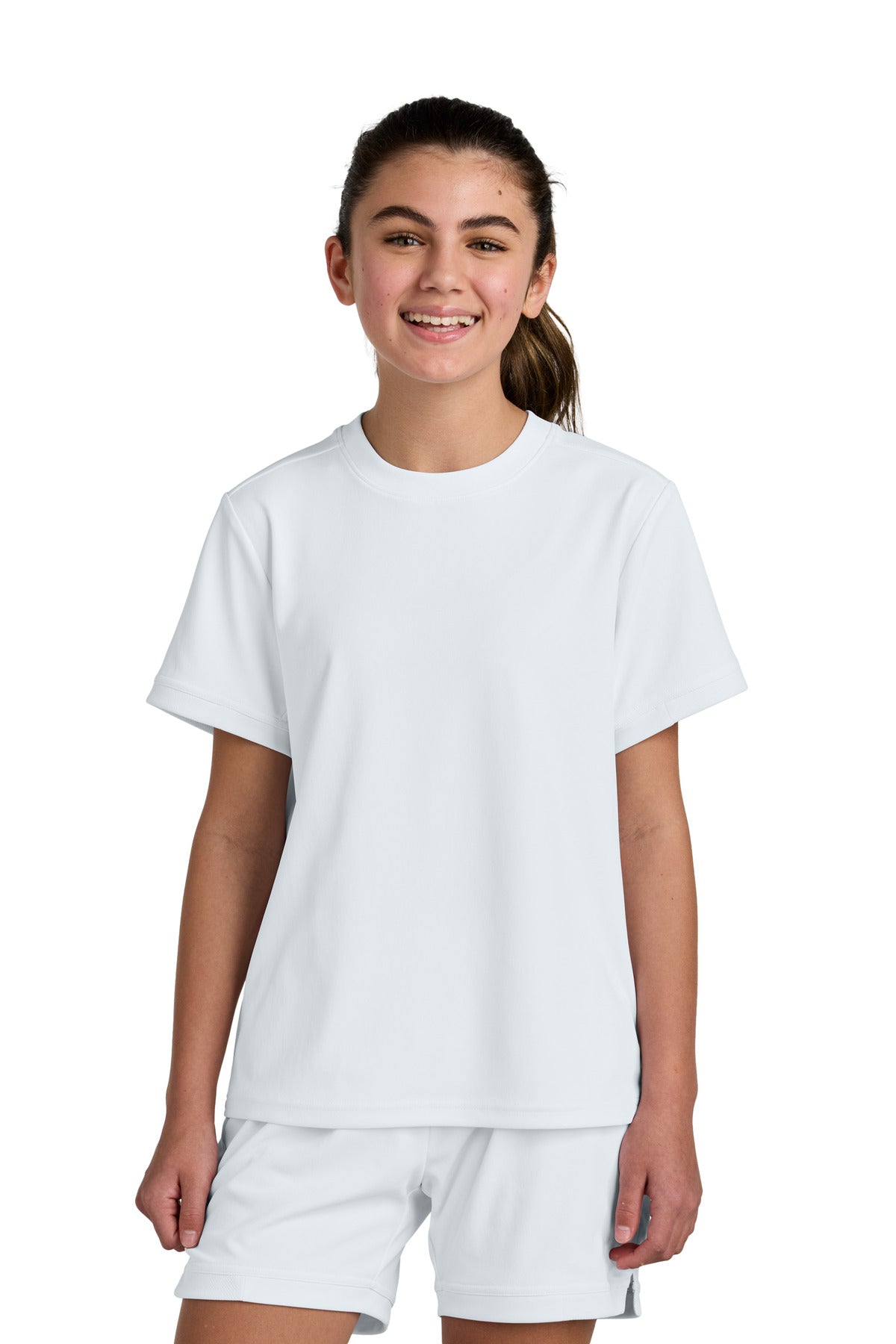 Sport-Tek® Youth Club Short Sleeve Crew YST440