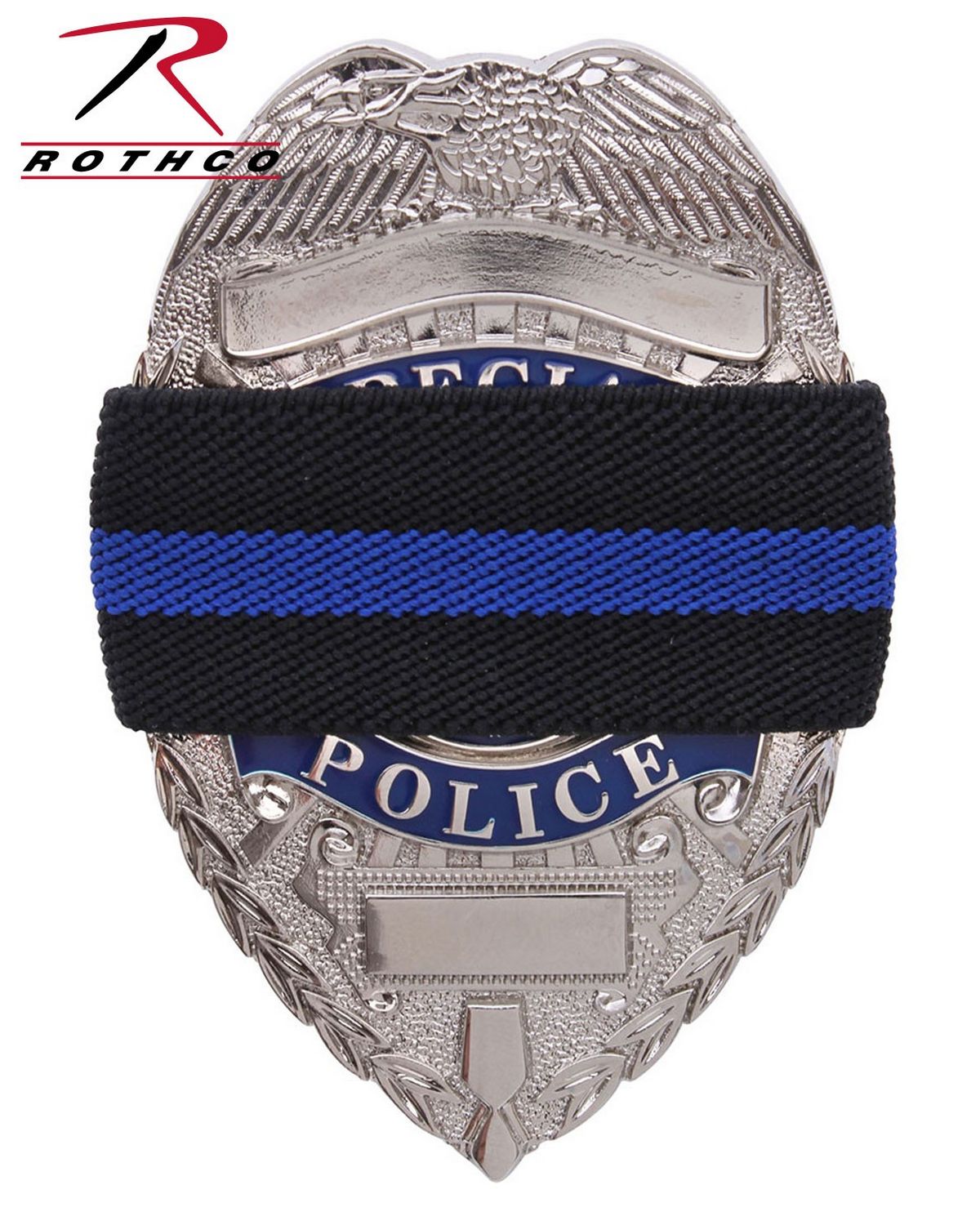Rothco Thin Blue Line Mourning Band