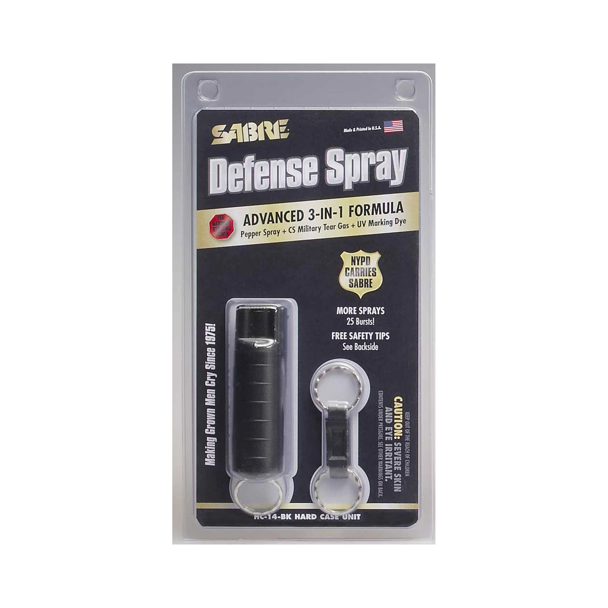 Sabre 3-In-1 Pepper Spray With Plastic Case - Rothco 10015