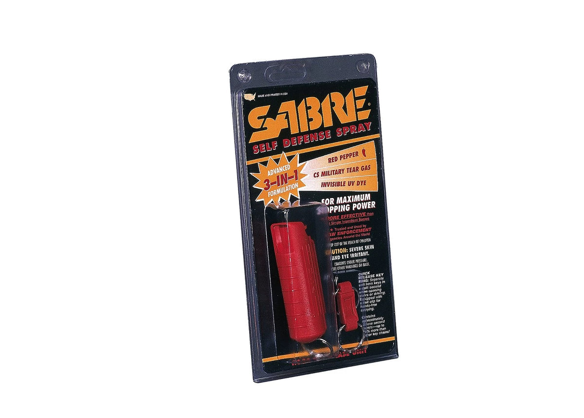 Sabre 3-In-1 Pepper Spray With Plastic Case - Rothco 10015