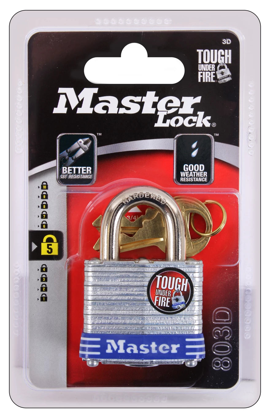 MasterLock Cylinder Tumbler Lock - Rothco 10023