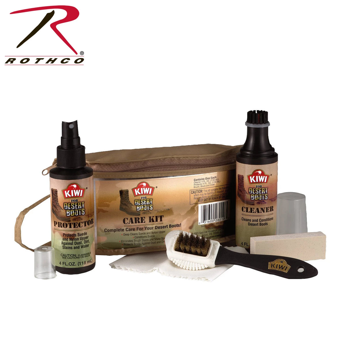 Kiwi Desert Boot Care Kit - Rothco 10109