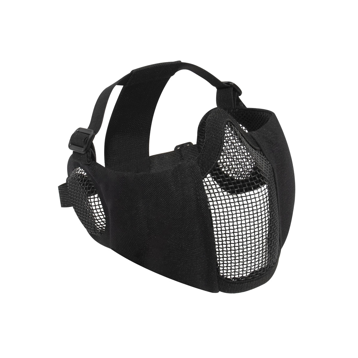 Rothco Steel Half Face Mask With Ear Guard - Black - Rothco 10857