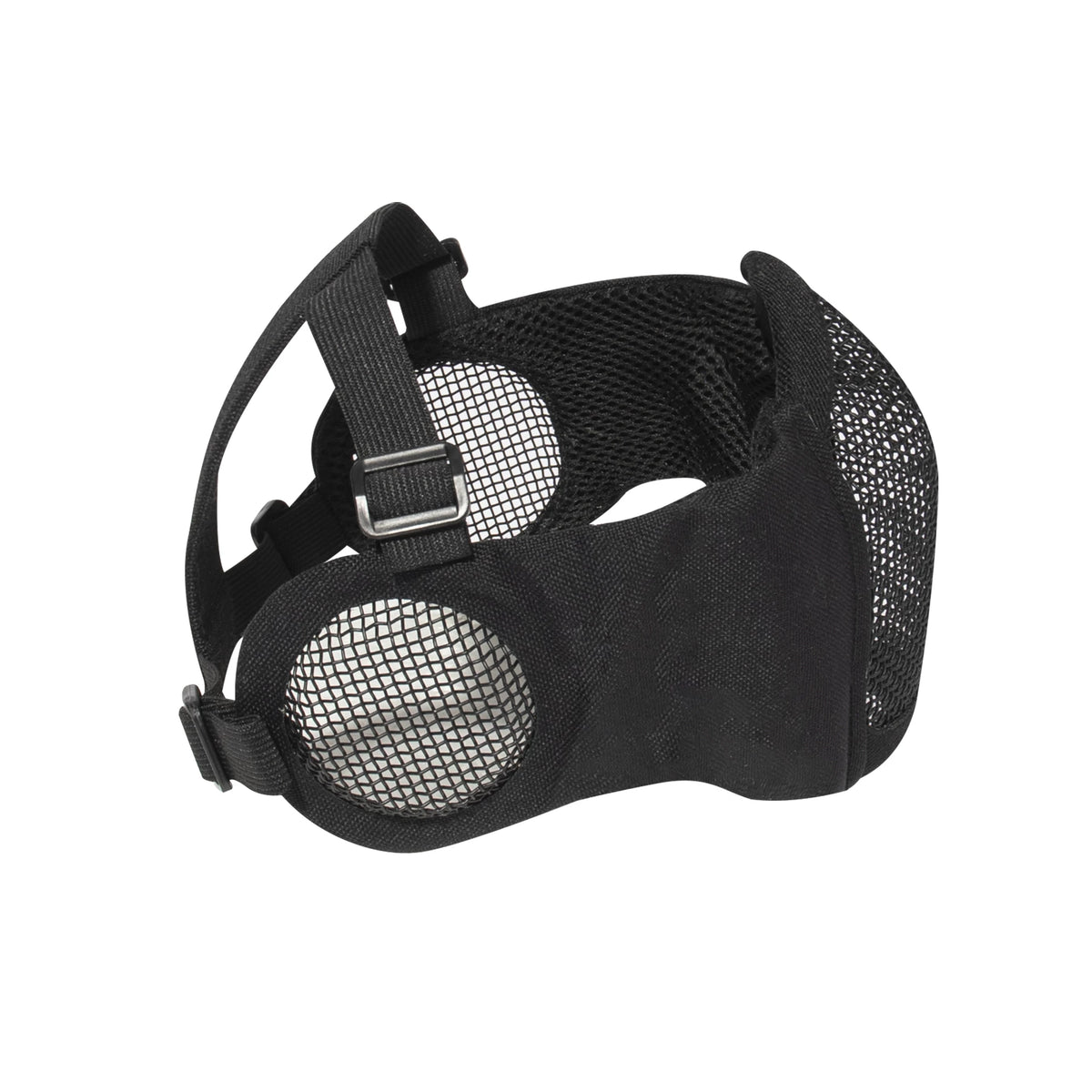 Rothco Steel Half Face Mask With Ear Guard - Black - Rothco 10857