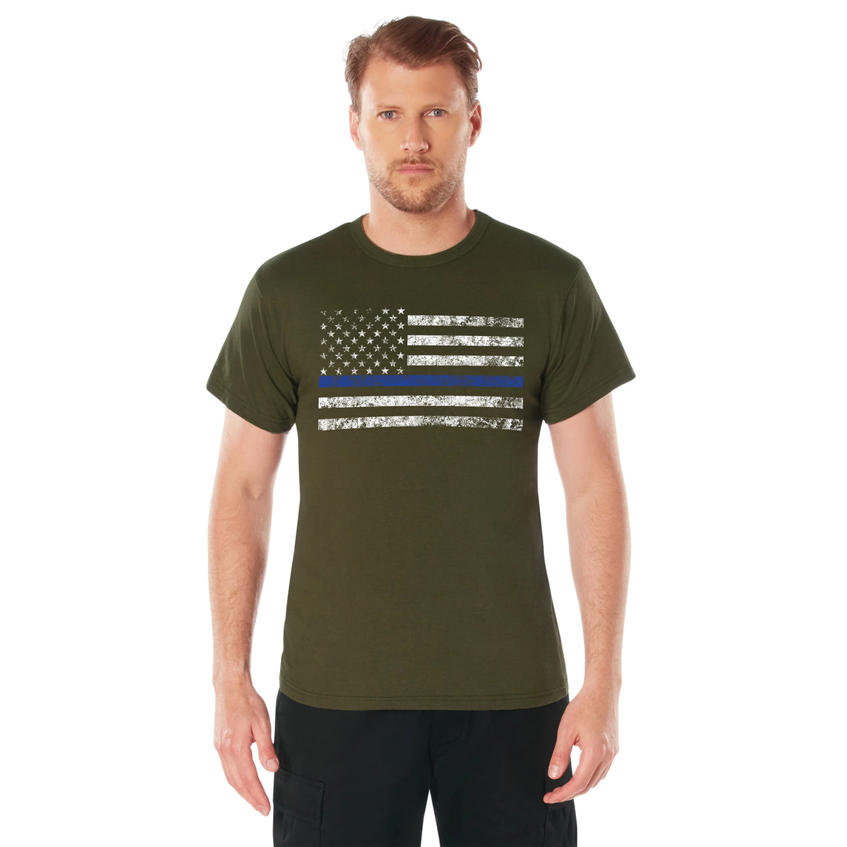 Rothco Thin Blue Line T-Shirt - Rothco 1094