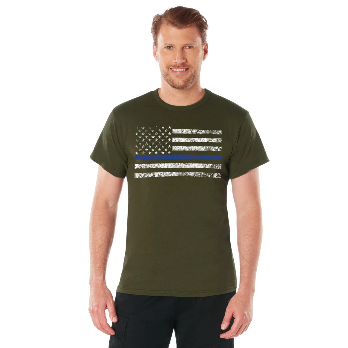Rothco Thin Blue Line T-Shirt - Rothco 1094