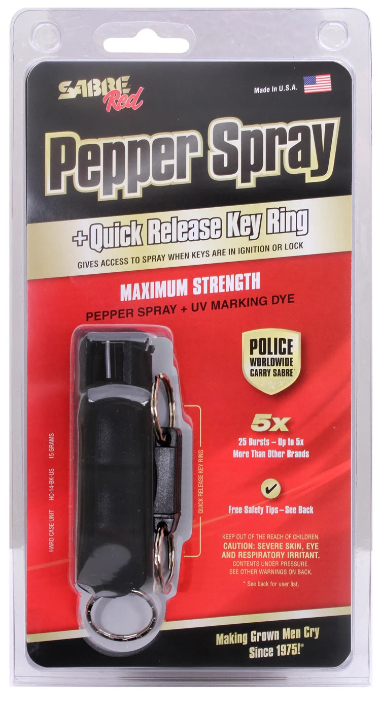 Sabre Pepper Gas w/ Hard Case ''Special Formula'' HC-14-US - Rothco 11009