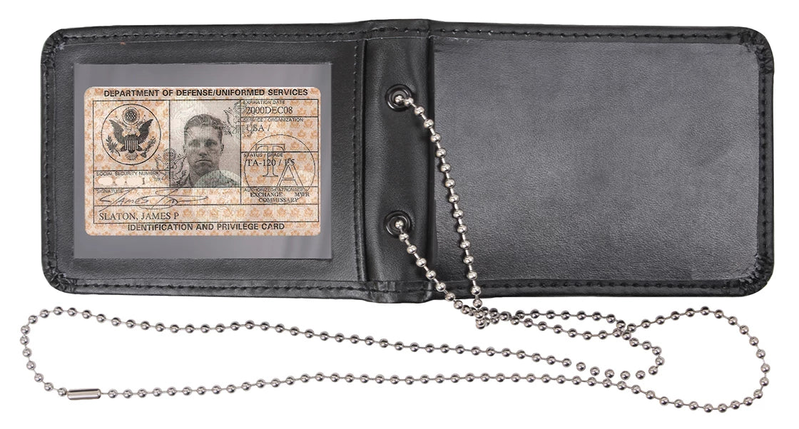 Rothco Leather Neck Identification Holder - Rothco 1138