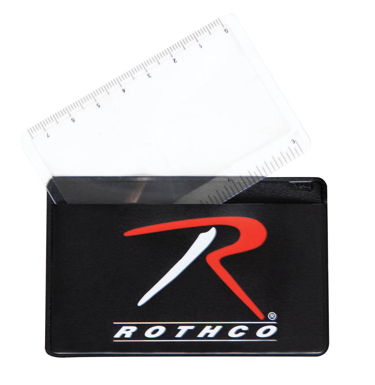 Rothco Survival Magnifying Card And Ruler - Rothco 1286