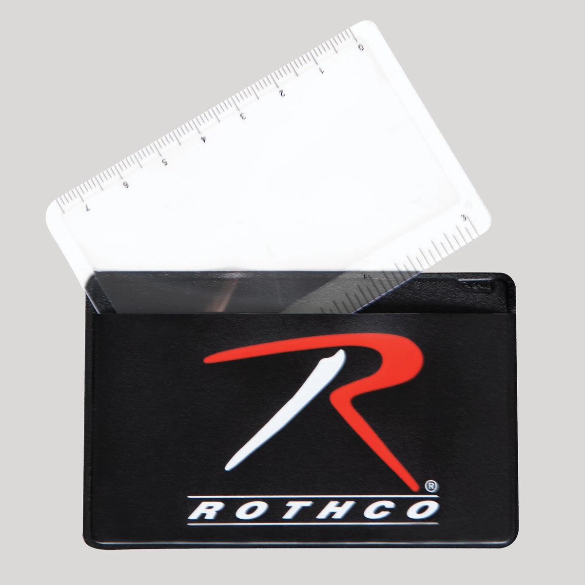 Rothco Survival Magnifying Card And Ruler - Rothco 1286