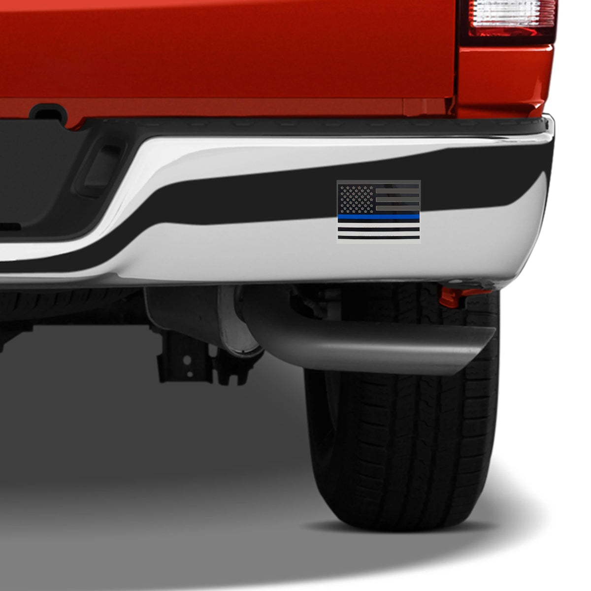 Rothco Transparent Thin Blue Line Flag Decal - Rothco 12930